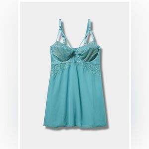 Retro Ribbon Cutout Babydoll